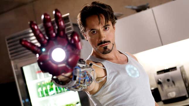 Robert Downey Jr. en el papel de Iron Man de Marvel