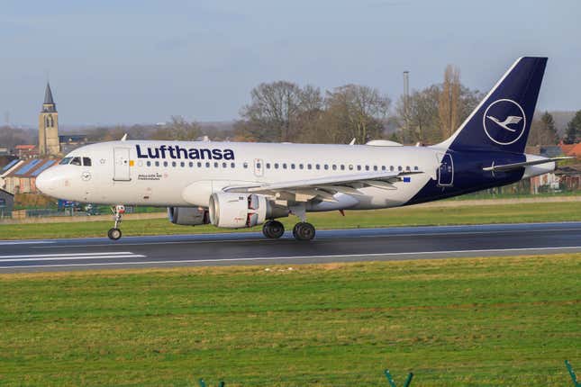 Ein Lufthansa-Flugzeug