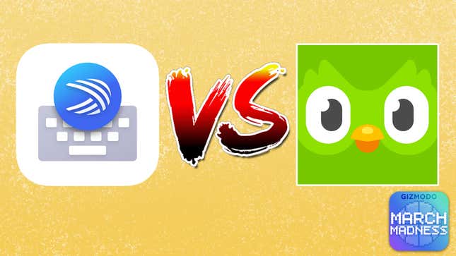 Image for article titled The Greatest App of All Time Day 21: SwiftKey vs. Duolingo