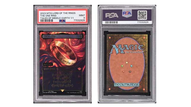 Magic the Gathering The One Ring Card Has Been Found and Graded