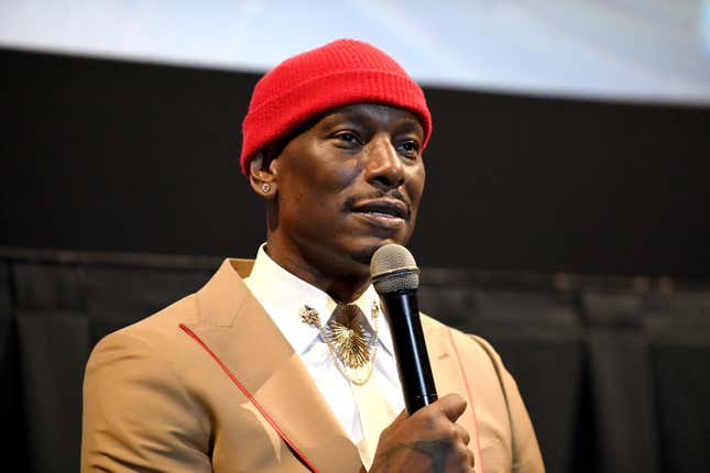 LOS ANGELES, CALIFORNIA - AUGUST 27: Tyrese Gibson speaks onstage during the “1992&quot; Los Angeles Premiere at Regal LA Live on August 27, 2024 in Los Angeles, California. 