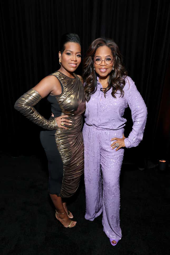 Image for article titled On &#39;The Color Purple&#39; Press Tour, Oprah Looks Amazing