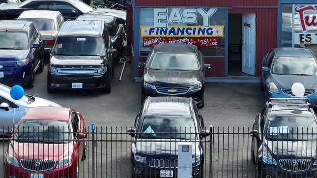 Image for article titled Everyone Is Underwater On Their Car Loans As Values Plummet