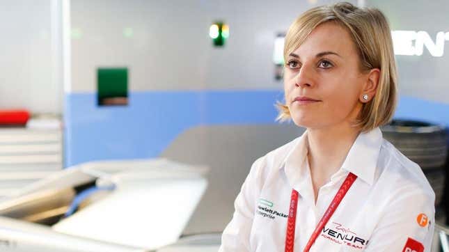 Susie Wolff at the 2019 Sanya ePrix.