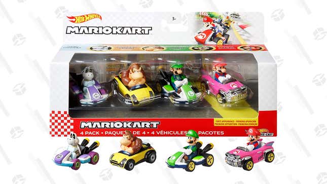 Hot Wheels Mario Kart 4-Pack | $16 | Amazon