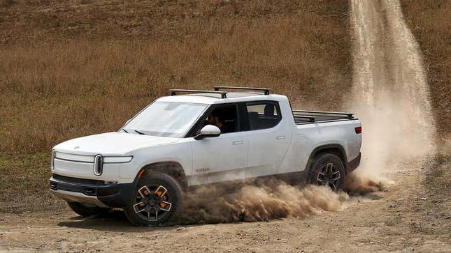 Image for article titled The New Rivian EV Could Get A Neat &#39;K-Turn&#39; Pivoting Trick