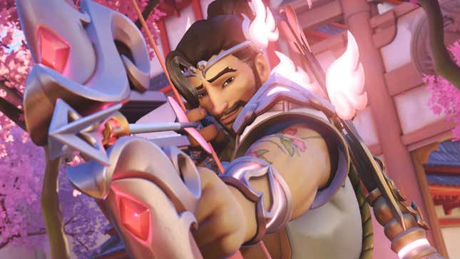 Cupid Hanzo skin in Overwatch 2