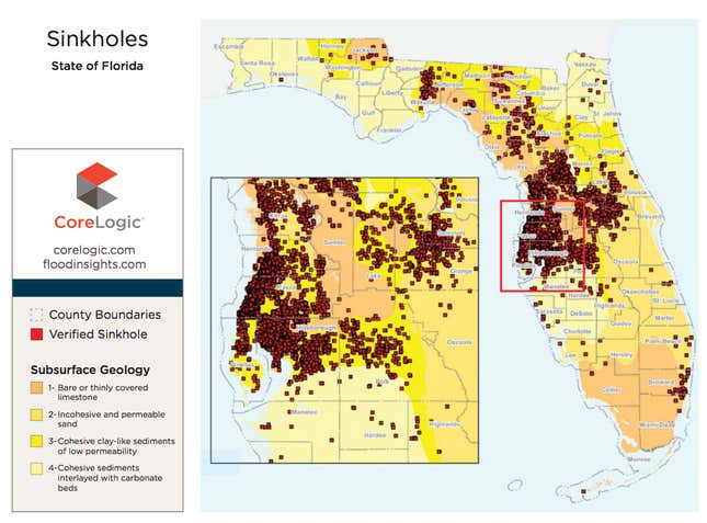 Expect to hear more about these 80 foot-deep sinkholes as Florida’s ...