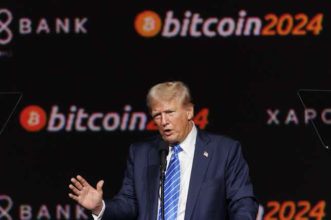 Image for article titled Trump is back. What&#39;s next for crypto?