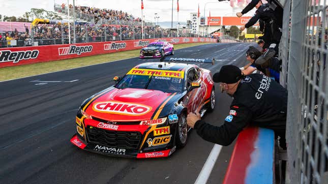 Brodie Kostecki driver of the #1 Erebus Motorsport Chevrolet Camaro ZL1 during the Bathurst 1000, part of the 2024 Supercars Championship Series at Mount Panorama, on October 13, 2024 in Bathurst, Australia.