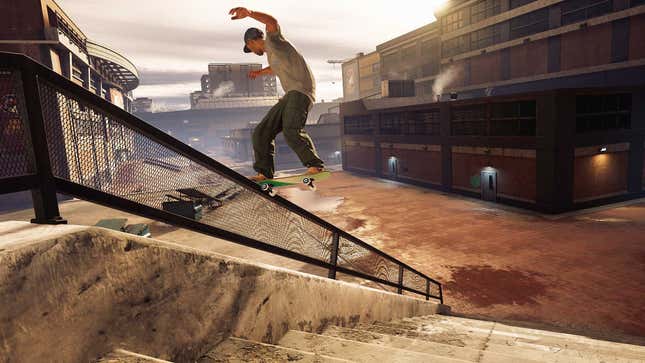 A screenshot of THPS 1+2. 