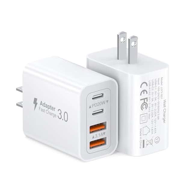 Image for article titled 40W USB C Charger Cube, Now 23% Off