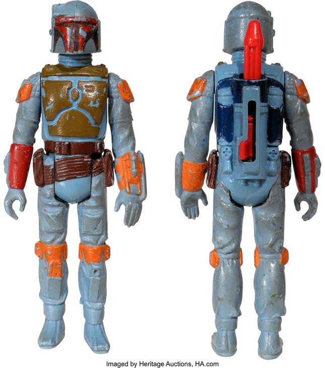 Image for article titled This Rocket-Firing Boba Fett Is Officially the World&#39;s Most Valuable Vintage Toy