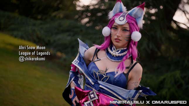 A cosplayer at Dokomi 2025.