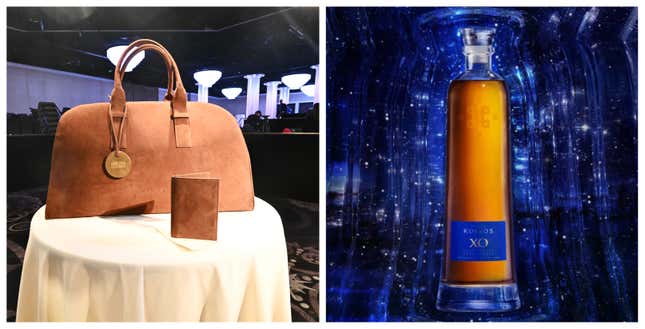 Image for article titled You Won&#39;t Believe What&#39;s Inside the Luxury Golden Globe Celebrity Swag Bags/Gifts Over the Years.