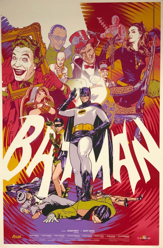 An officially licensed Batman film from Mondo and artist Martin Ansin.