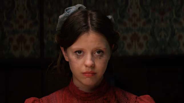 Mia Goth looking terrifying