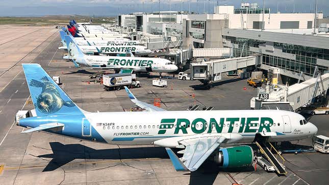 Flugzeug von Frontier Airlines