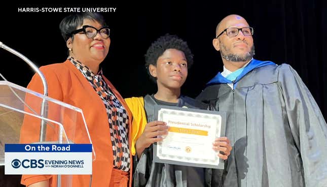 Image for article titled 14-Year-Old Who Trekked 6 Miles to His Graduation Was Given an Award of a Lifetime