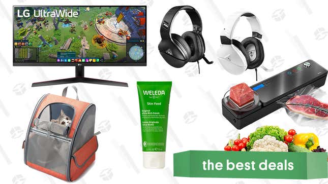 Image for article titled Saturday&#39;s Best Deals: LG UltraWide Monitor, Turtle Beach Recon Headsets, Weleda Skin Food, and More