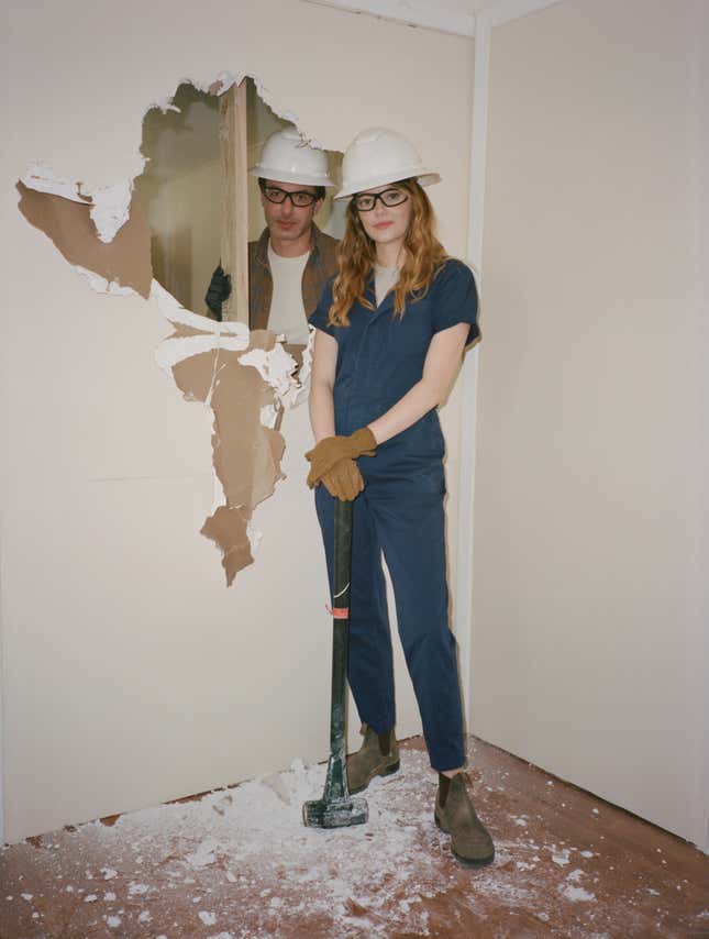 Nathan Fielder and Emma Stone in The Curse