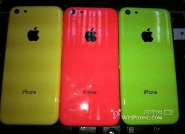 Image for article titled If these leaked images are real, the forthcoming “cheap” iPhone is hideous