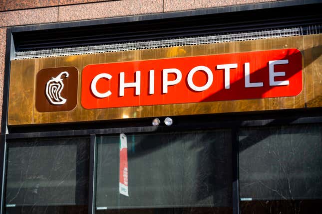 Un Chipotle en Midtown Manhattan. 