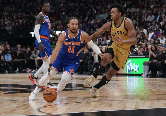 Jalen Brunson's 22 Points Help Knicks Defeat Raptors