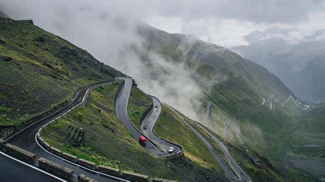 The Stelvio Pass in Italy