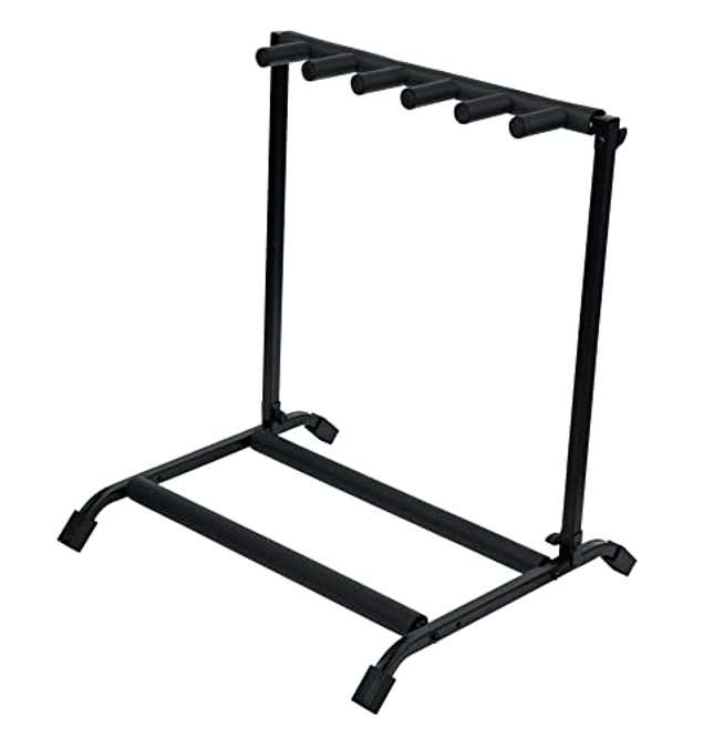 Image for article titled Rok-It Multi Guitar Stand Rack with Folding Design; Holds up to 5 Electric or Acoustic Guitars (RI-GTR-RACK5), Now 38% Off