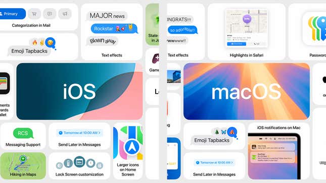 A host of new software features are on the way from Apple.