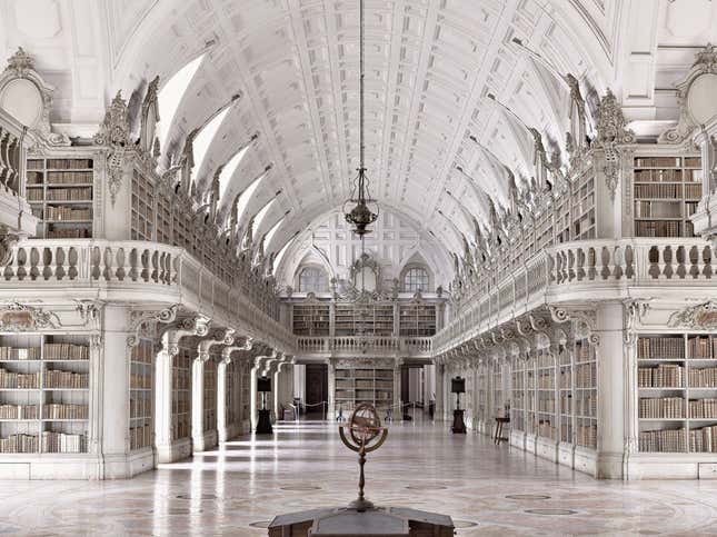 The Mafra Palace library, Mafra, Portugal