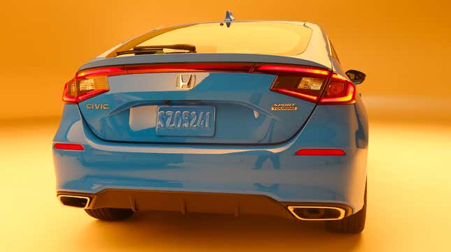 Image for article titled This Is The 2022 Honda Civic Hatchback And Yes It Comes With A Stick Shift