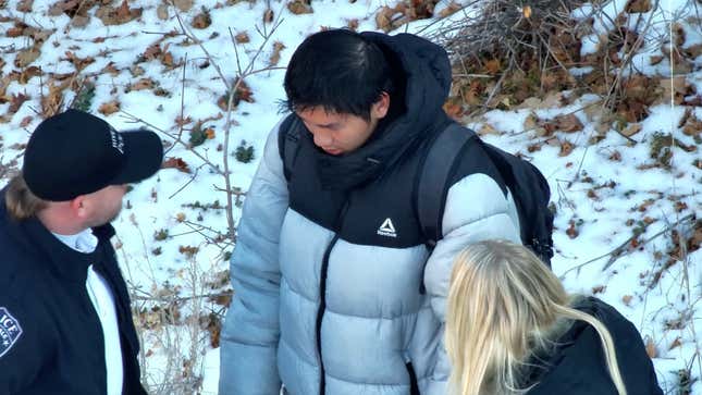 Riverdale authorities speak with Kai Zhuang, the victim of a recent “cyber kidnapping” incident. 