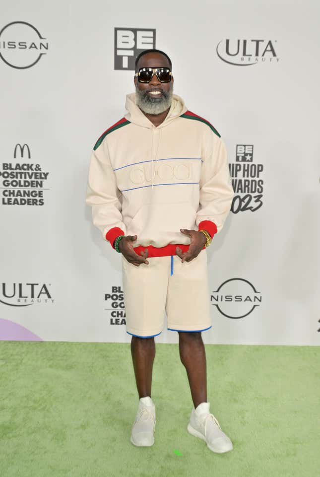 ATLANTA, GEORGIA - OCTOBER 03: Charles Coleman Jr. attends the BET Hip Hop Awards 2023 at Cobb Energy Performing Arts Center on October 03, 2023 in Atlanta, Georgia. 