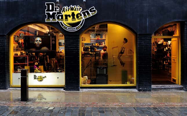 Dr. Martens was founded in 1960 in Northamptonshire, England.