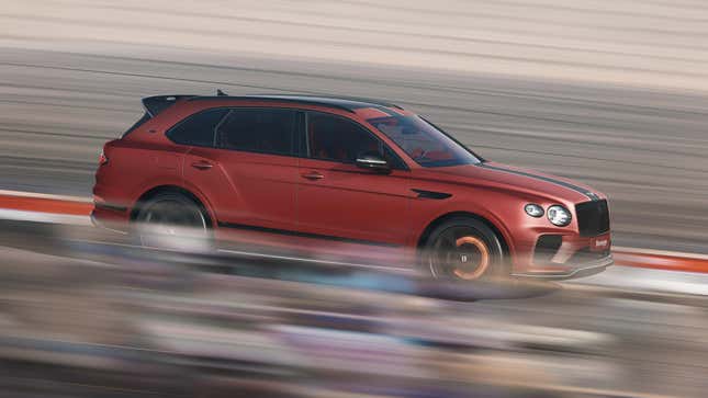 Image for article titled Bentley Turns 5,660 Pound Bentayga Into Track-Ready Lightweight Apex Edition By Losing 97 Pounds