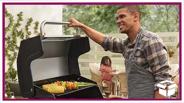 Buy a new grill from Home Depot for Dad and he’ll make you great food all summer long.