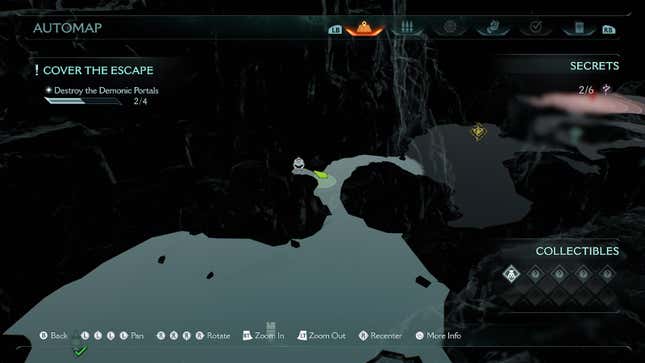 A screenshot of a map shows a specific location in Doom.