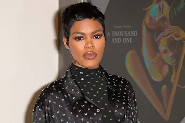  Teyana Taylor attends the photocall of her movie A thousand and One in Rome, Italy on June 28, 2023.