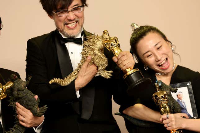 Image for article titled Godzilla Was The True Golden Boy Of The Oscars