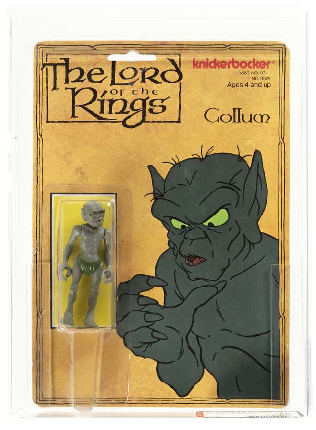 Image for article titled Hide Your Wallet From This Incredible Auction of Vintage Lord of the Rings Toys