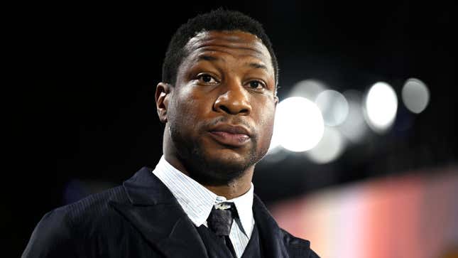 Jonathan Majors attends the UK Gala Screening of Marvel’s Ant-Man and the Wasp: Quantumanian on February 16, 2023 in London, England.