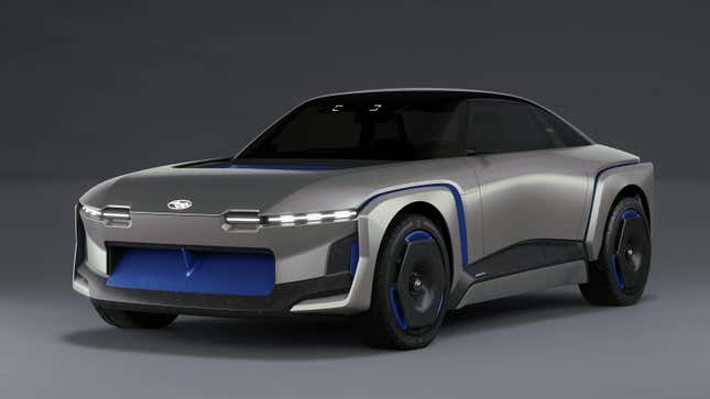 Image for article titled Subaru&#39;s New Concept Is A Chunky Electric Sports Car