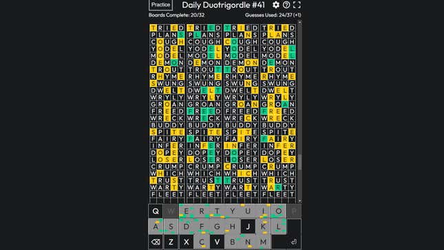 Play 8 simultaneous Wordle puzzles in Octordle