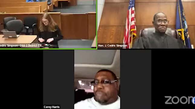 Image for article titled Wait, What?? Michigan Man Hilariously Snitches On Himself During Zoom Court Hearing