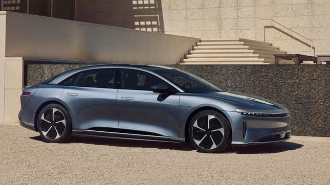 2023 Lucid Air Pure front three quarters