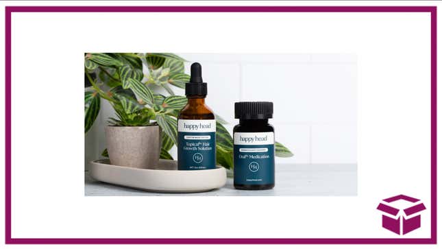 Image for article titled Get 6 Months of Prescription Hair Growth With Happy Head for $59/Month -- And Some Free Gifts