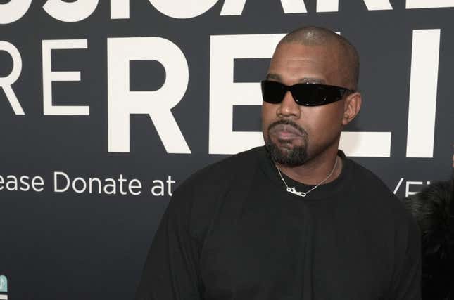 Kanye West attends the 67th GRAMMY Awards at Crypto.com Arena on February 02, 2025 in Los Angeles, California.