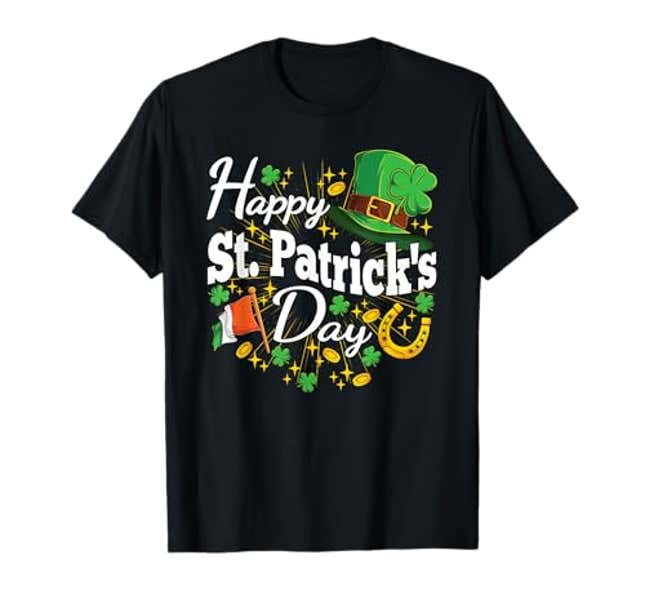 Image for article titled Happy St. Patricks Day Shamrock Irish Saint Patricks Day T-Shirt, Now 30% Off